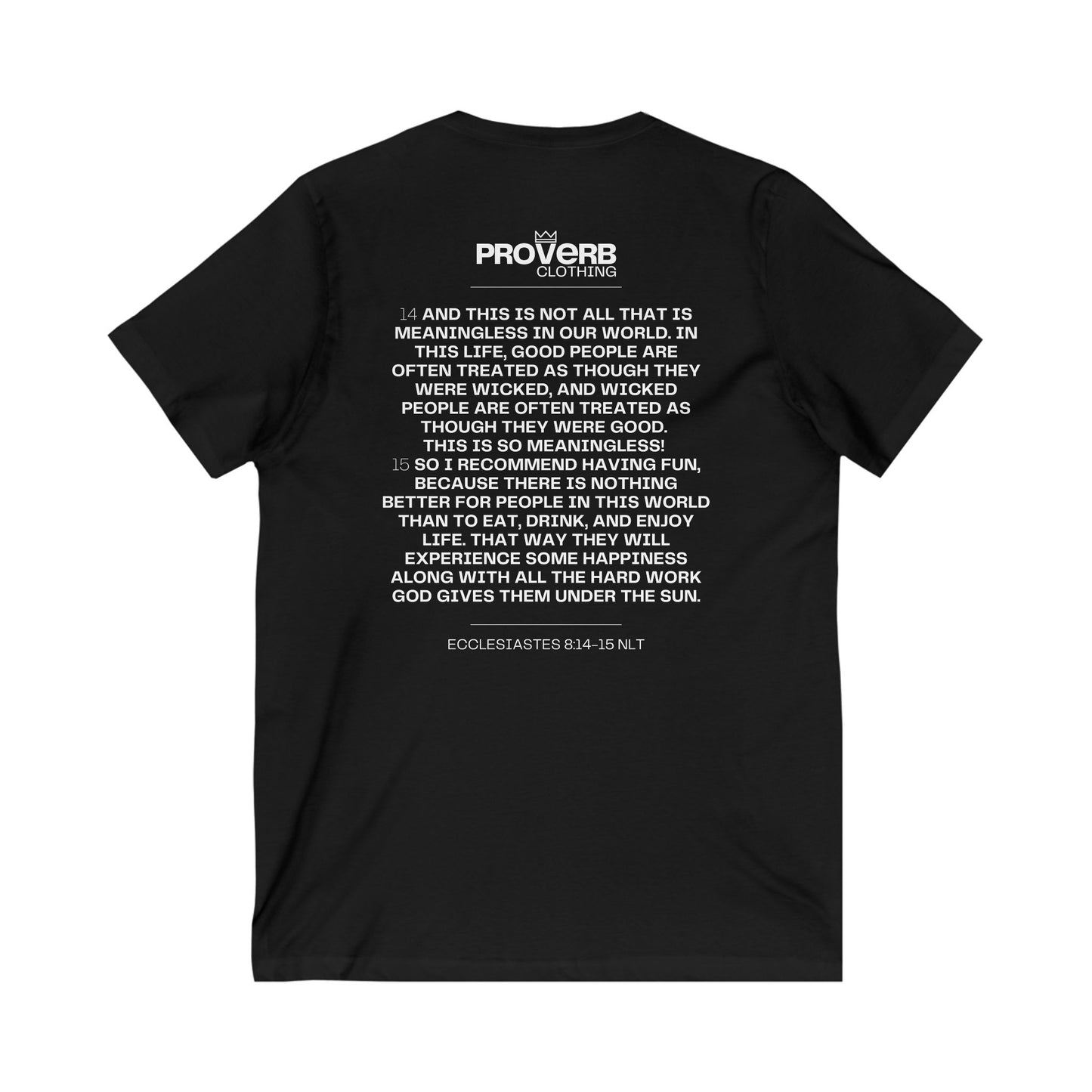 Be Merry | V-Neck (Unisex Fit) | Front Text