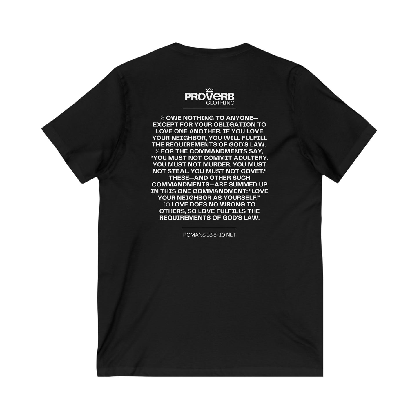 Love Does | V-Neck (Unisex Fit) | Front Text