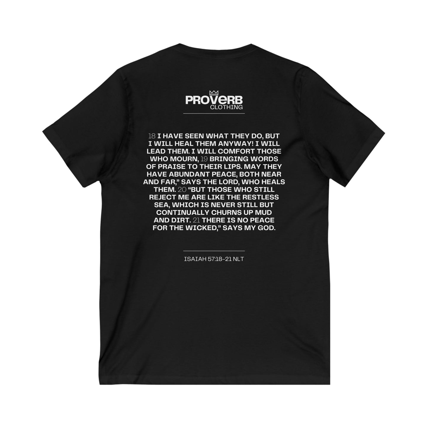 No Rest | V-Neck (Unisex Fit) | Front Text