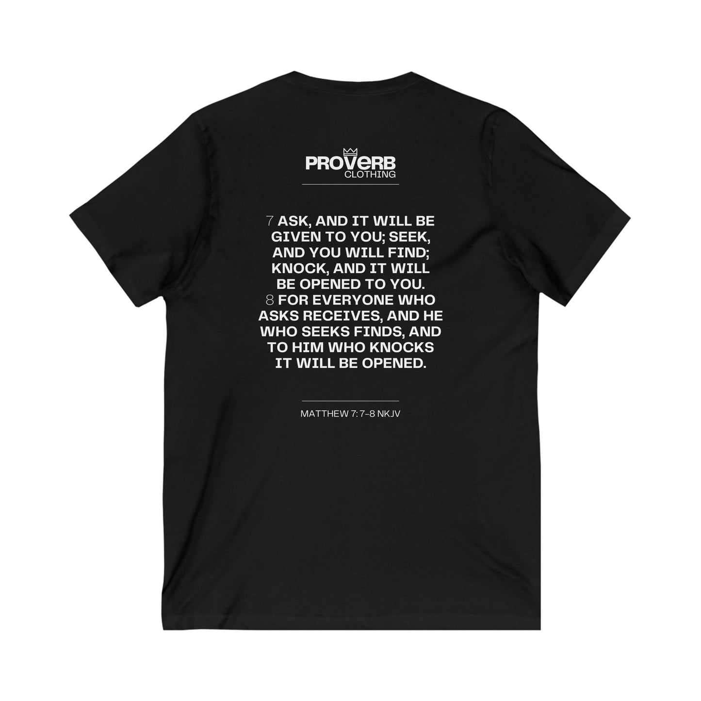 Knock Knock | V-Neck (Unisex Fit) | Front Text