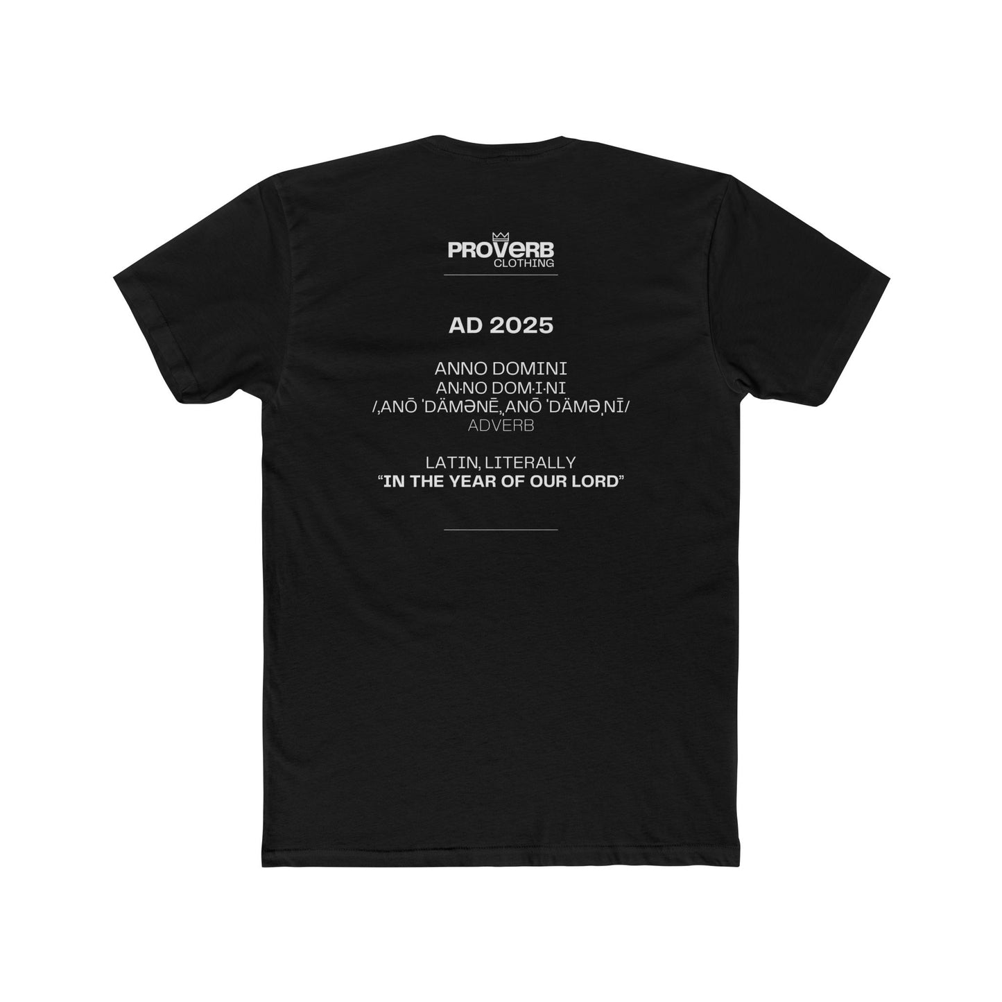 AD 2025 | Men's T-Shirt | Front Text