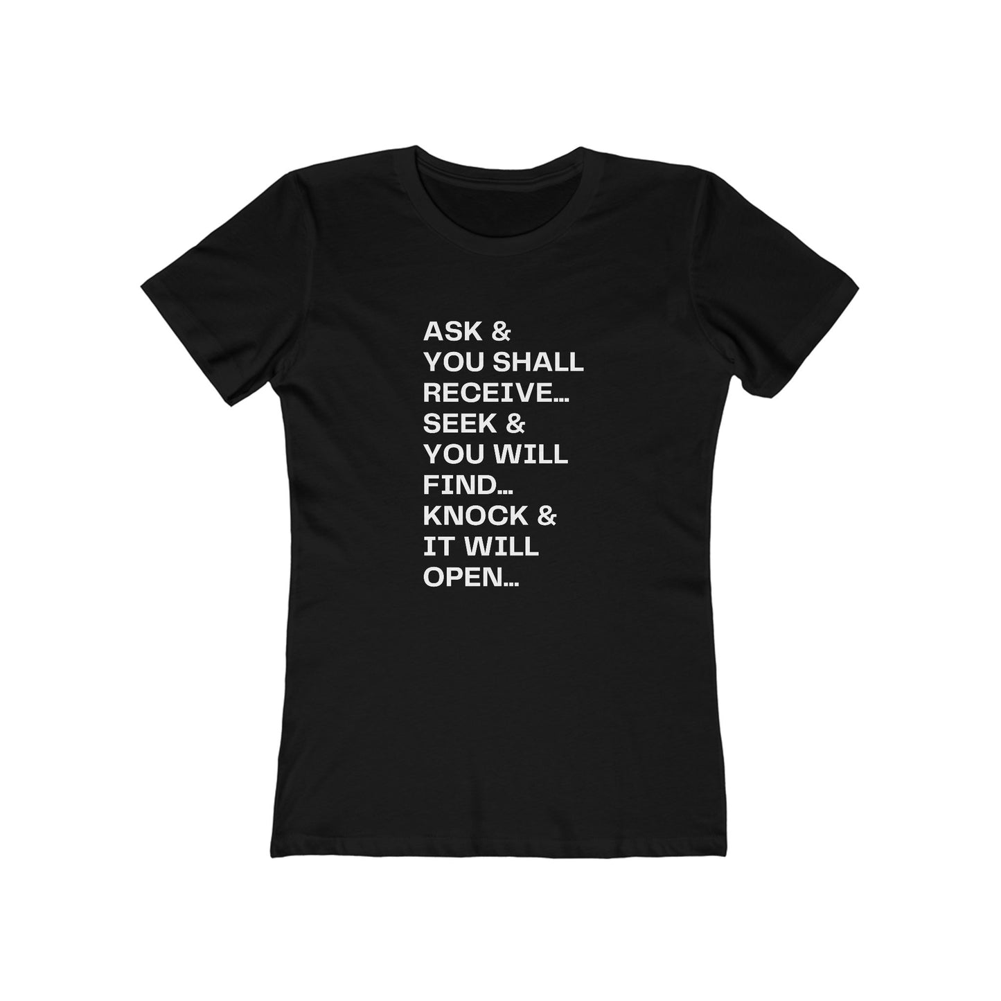 Knock Knock | Women's T-Shirt | Front Text
