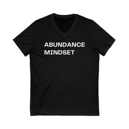 Abundance | Men's V-Neck (Unisex Fit) | Front Text