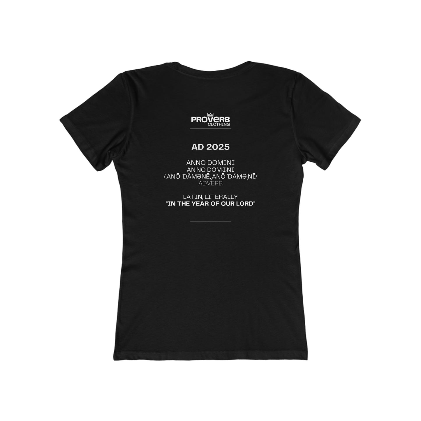 AD 2025 | Women's T-Shirt | Front Text