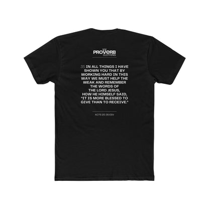 Better to Give | Men's T-Shirt | Front Text